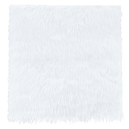 Imitation Rabbit Hair Faux Fur Polyester Fabric DIY-WH0032-91A-1