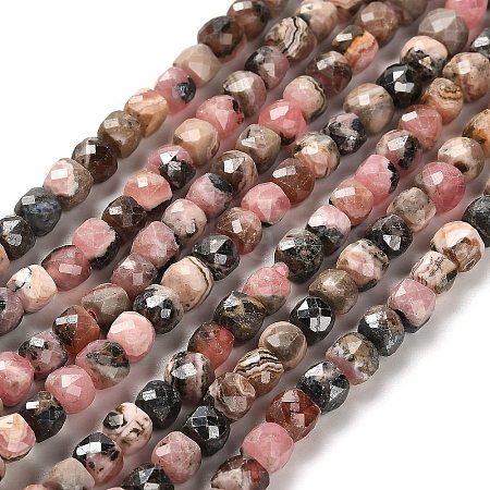 Natural Argentina Rhodonite Beads Strands G-B107-B01-01-1