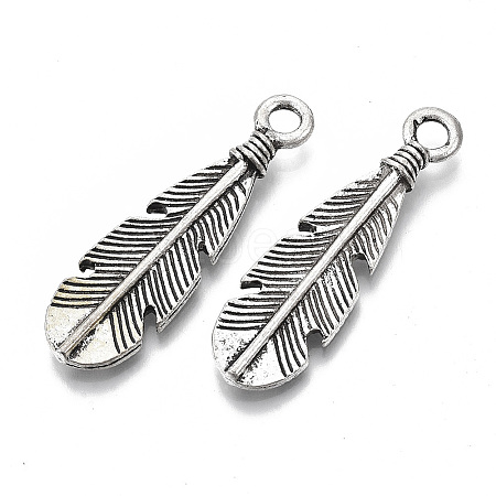 Tibetan Style Alloy Pendants TIBE-S320-026AS-LF-1