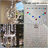 80Pcs Transparent Faceted Glass Connector Charms GLAA-SP0001-88C-01-7