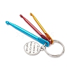 Aluminum Crochet Hooks Keychain KEYC-JKC01013-06-4