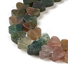 Natural Indian Agate Beads Strands G-M403-A11-3
