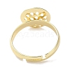 Rack Plating Adjustable Brass Sieve Ring Settings KK-F090-07LG-3