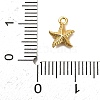 925 Sterling Silver Starfish Charms STER-U009-09G-02-3