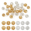  30Pcs 6 Style Brass Beads KK-TA0001-24-2
