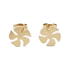 Vacuum Plating 304 Stainless Steel Stud Earrings for Women EJEW-A048-23G-1