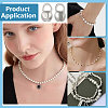 925 Sterling Silver Bead Tips with Suede Fabric Square Silver Polishing Cloth FIND-BC0013-10A-6
