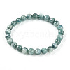 Natural Kyanite Round Beads Stretch Bracelets Women Men BJEW-T022-06B-2