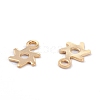 201 Stainless Steel Charms STAS-C017-18G-2