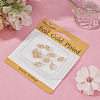 10Pcs Brass Pendant Rhinestones Settings KK-BBC0018-10-5