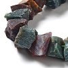 Raw Rough Natural Indian Agate Beads Strands G-P528-A09-01-3