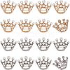 CHGCRAFT 16pcs 2 Colors Crystal Rhinestone Crown Brooches JEWB-CA0001-10-1