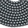 Eco-Friendly Dyed Glass Pearl Round Beads Strands HY-A002-6mm-RB077-4