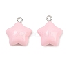 Opaque Resin Pendants RE-CBAF00C-11-2