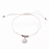 Braided Nylon Thread Anklets AJEW-AN00335-02-1