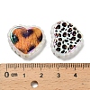 Rainbow Iridescent Printed Opaque Acrylic Beads OACR-D316-01B-01-3
