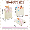 10Pcs Bear Folding Paper Gift Boxes CON-WH0001-77A-2