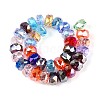 Electroplate Transparent Glass Beads Strands X-EGLA-N022-04A-D01-2