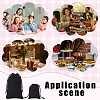 20Pcs 2 Styles Rectangle Velvet Drawstring Pouches TP-NB0001-73-5