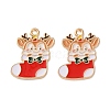 Alloy Enamel Pendants ENAM-I061-01KCG-27-1