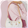 20Pcs 10 Styles Flower Alloy Enamel Pendant Locking Stitch Markers HJEW-SC00173-5