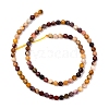 Natural Mookaite Beads Strands G-A260-A29-01-4