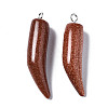 Synthetic Goldstone Pendants G-S356-13A-2