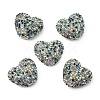 Sparkling Acrylic Heart Beads with Rhinestone Embellishment LS-OACR-NH0001-02B-03-1