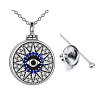 Stainless Steel Pendant Necklace PW-WG7765E-01-1