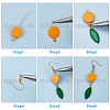 SUNNYCLUE DIY Wooden Dangle Earring Making Kits DIY-SC0016-77-4