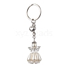 Acrylic Imitation Pearl Keychain KEYC-MZ00030-02-2