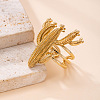 304 Stainless Steel Cuff Open Rings WG385F3-01-3