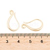 Rack Plating Eco-friendly Brass Earring Hooks KK-D075-11G-RS-2