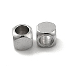 Non-Tarnish 201 Stainless Steel Cube Beads STAS-P319-11B-P-1