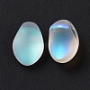Transparent Frosted Czech Glass Beads GLAA-PW0001-33H-3