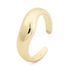 Rack Plating Brass Cuff Finger Rings for Women RJEW-M028-42G-2