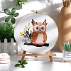 DIY Owl Pattern Embroidery Kits PW-WGA996A-01-1