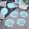 Shell-Shaped Rubber & Plastic Bathtub Non-Slip Stickers AJEW-WH0258-258B-6