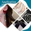 Plastic Pearl Bead Cup Chains CH-WH0013-01A-G-5