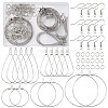 DIY Wire Wrap Earring Making Kit DIY-FS0005-09-1