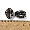 Spray Painted & Drawbench Cowrie Shell Beads SSHEL-M023-03C-3