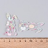 Printed Transparent Acrylic Pendants FIND-K017-14A-4