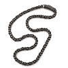 304 Stainless Steel Box Chain Necklaces for Women Men NJEW-A033-03C-AS-2