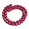 Lab Grown Red Corundum Beads Strands GG-CBAC488-01D-4