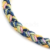 4MM Braided Nylon Cord Bracelets FIND-A057-01G-15-2