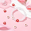8Pcs 4 Styles Brass Enamel Beads KK-CJ0002-93-6