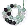 Natural Fluorite Beads Strands G-T140-19B-3