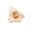 Zinc Alloy Brooches JEWB-D301-01G-02-2