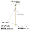 Ocean Natural Shell Fish Pendant 304 Stainless Steel Chain Lariat Necklaces with OT Clasps for Women WGCFF8B-01-2
