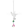 Metal Hollow Hummingbird Hanging Ornaments PW-WG0918C-01-1